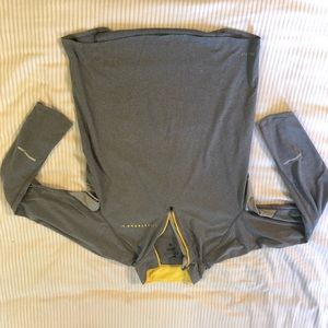 Livestrong Dri-fit Nike Quarter-Zip Sz M Gray